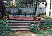Bluestone Stairs With Brick Patio
